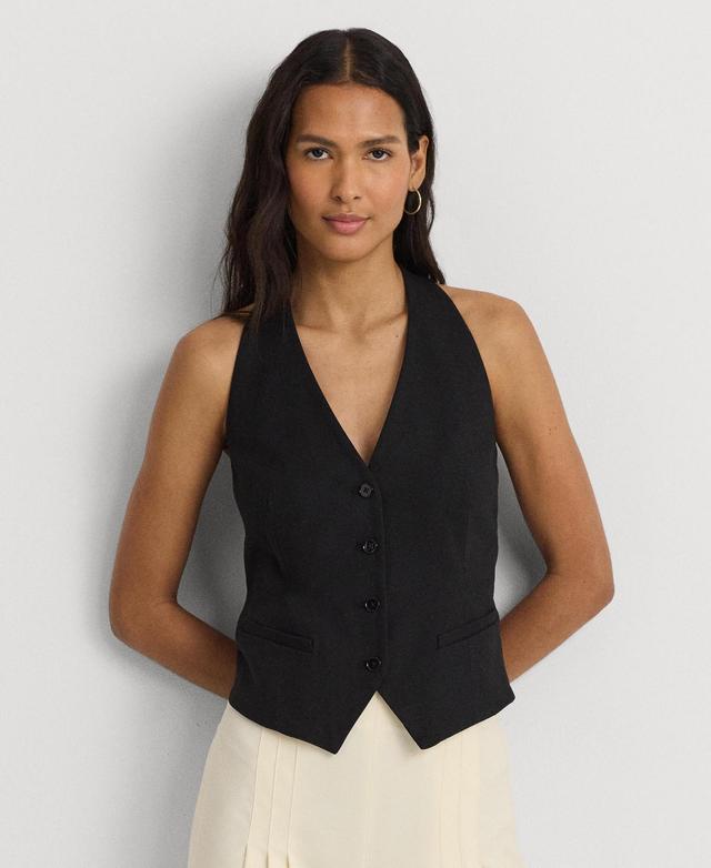 Lauren Ralph Lauren Womens Button-Front Vest Product Image