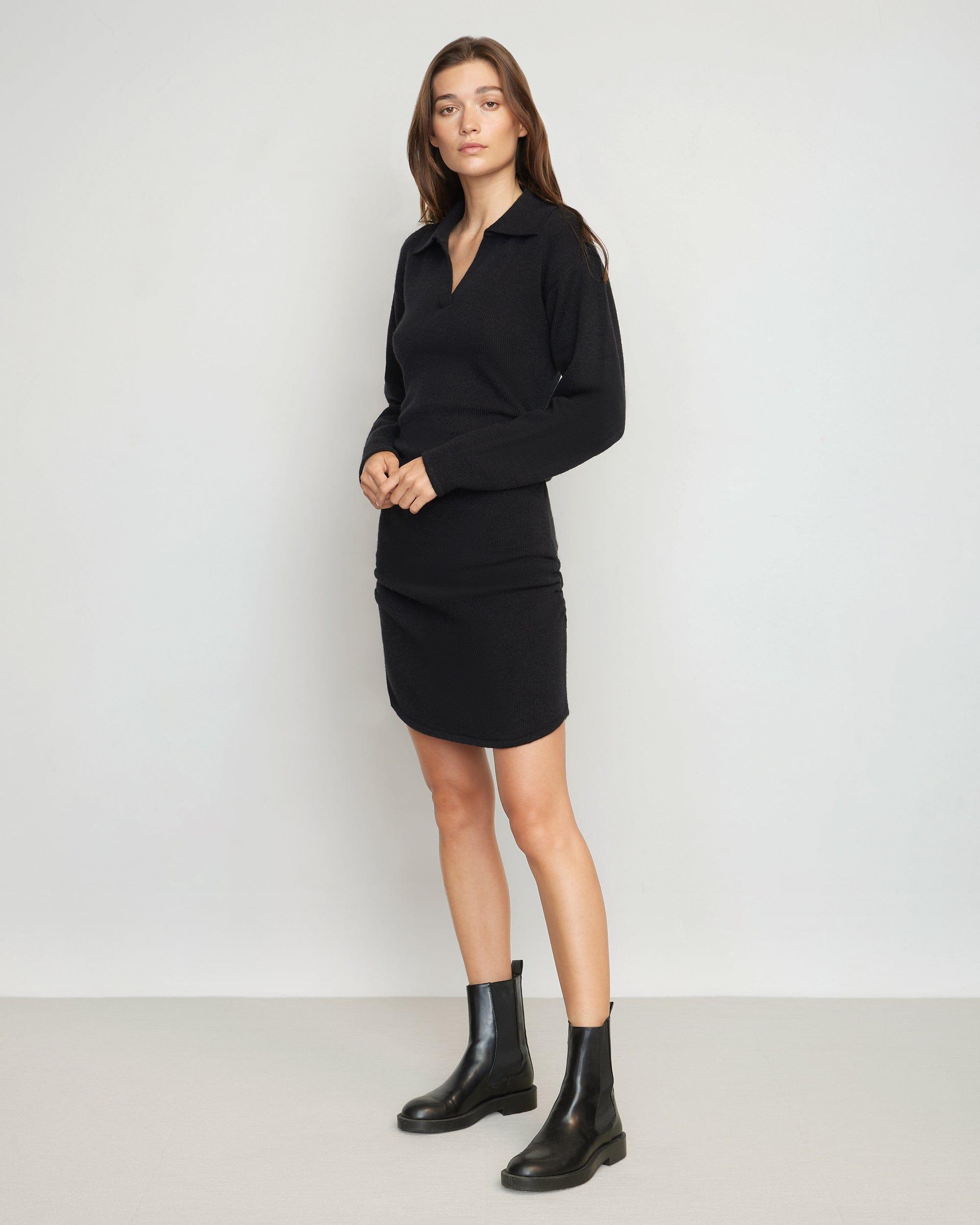 Landon Collared Sweater Dress Product Image