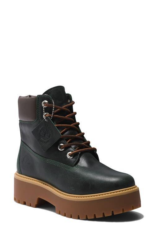 Timberland Womens Timberland Heritage Platform 6 Waterproof Boots - Womens Brown/Green/Wheat Product Image