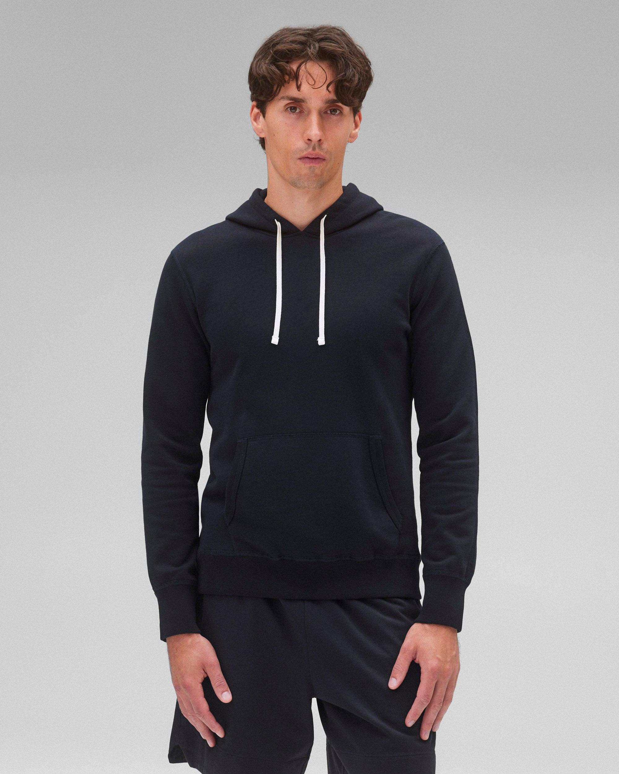 Midweight Terry Slim Hoodie Male Product Image