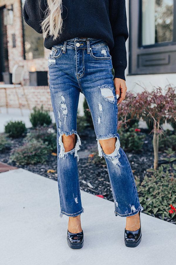 Risen The Savannah High Waist Distressed Jean Product Image