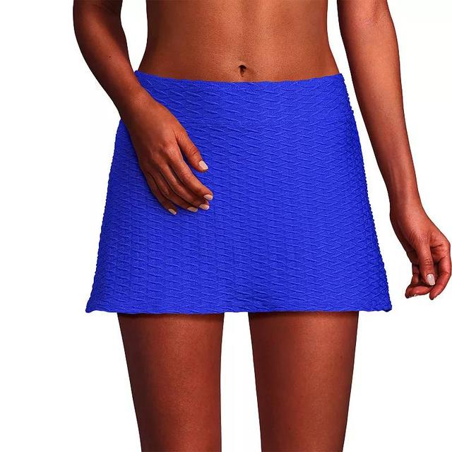 Womens Lands End Textured Swim Skirt Product Image