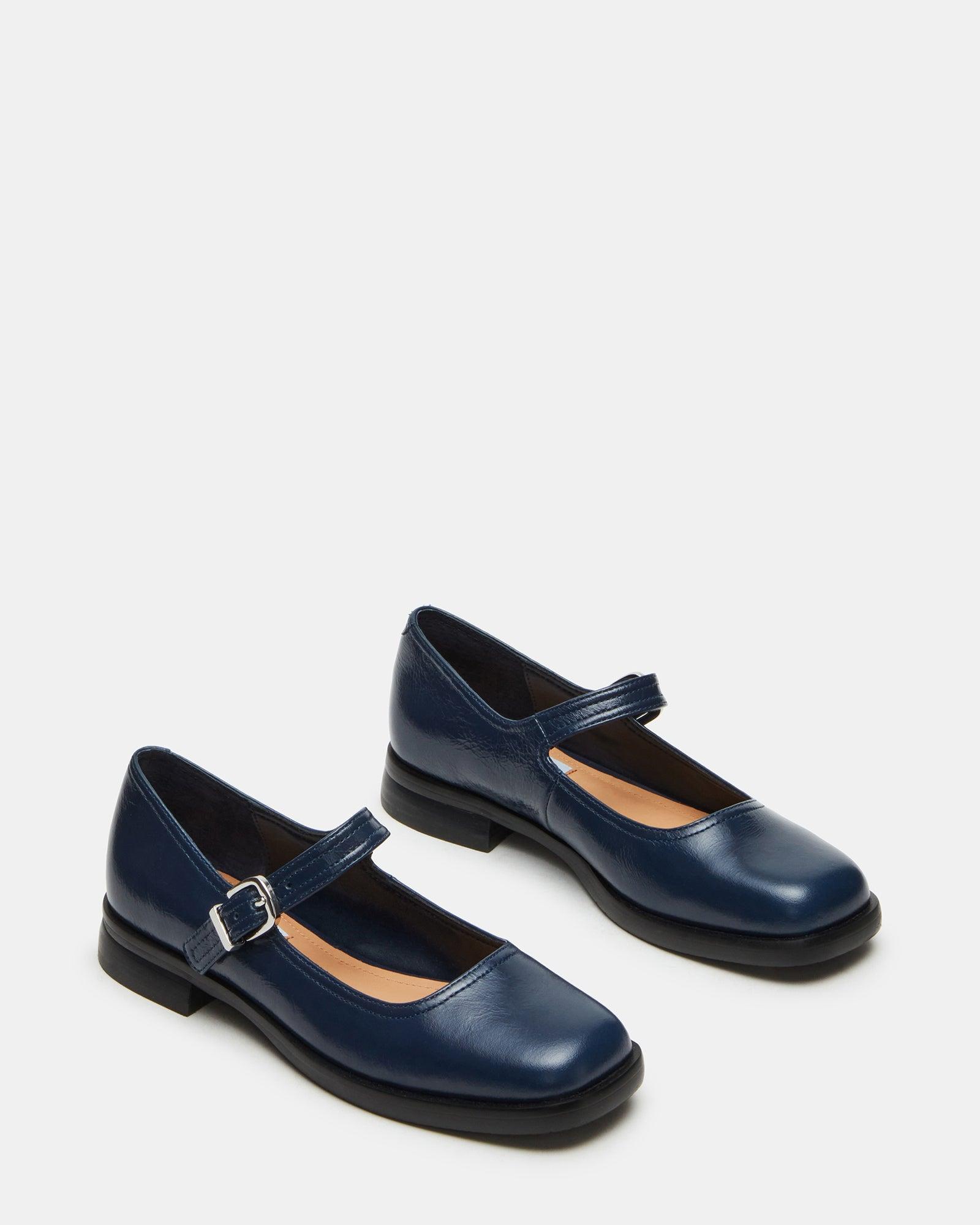 DELANCY NAVY LEATHER Female Product Image