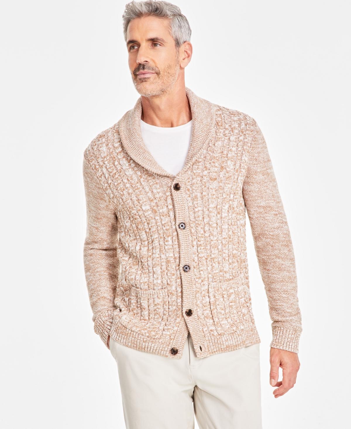 Club Room Mens Chunky Shawl Collar Cardigan Sweater, Created for Macys Product Image