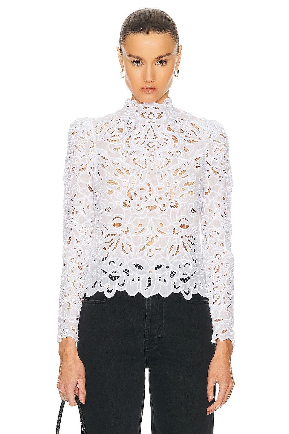 Isabel Marant Delphi Blouse White. (also in 40, 42). Product Image