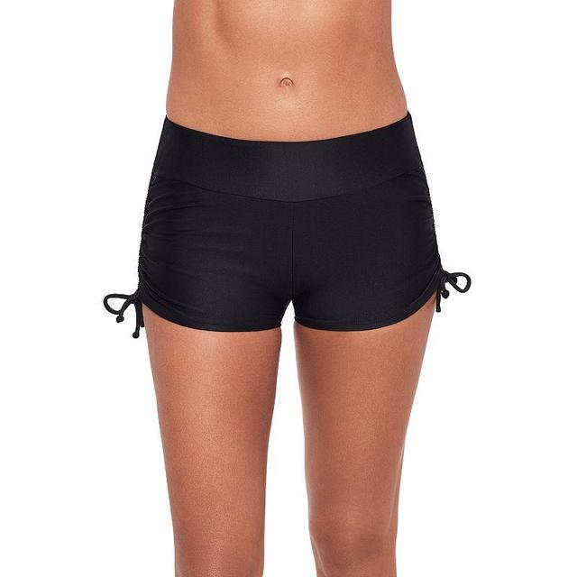 Womens ECO BEACH Side-Ruched Swim Shorts Product Image