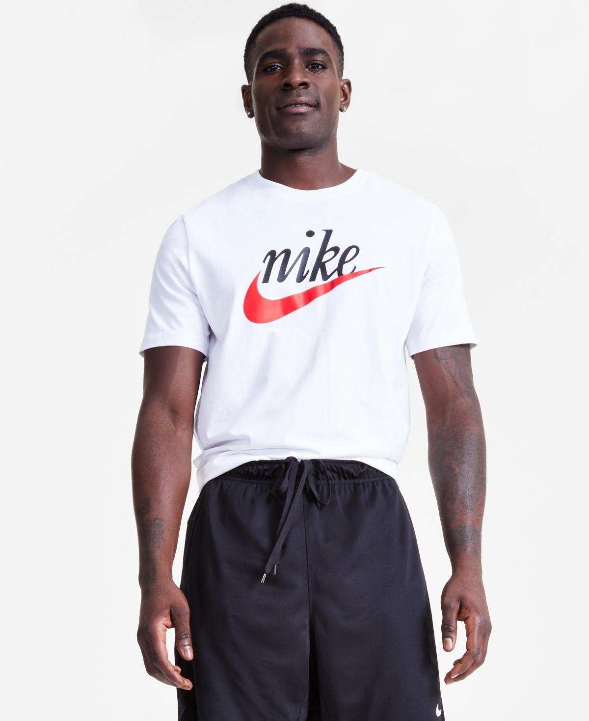 Nike Sportswear Mens Heritage Script Logo Short-Sleeve Crewneck T-Shirt Product Image