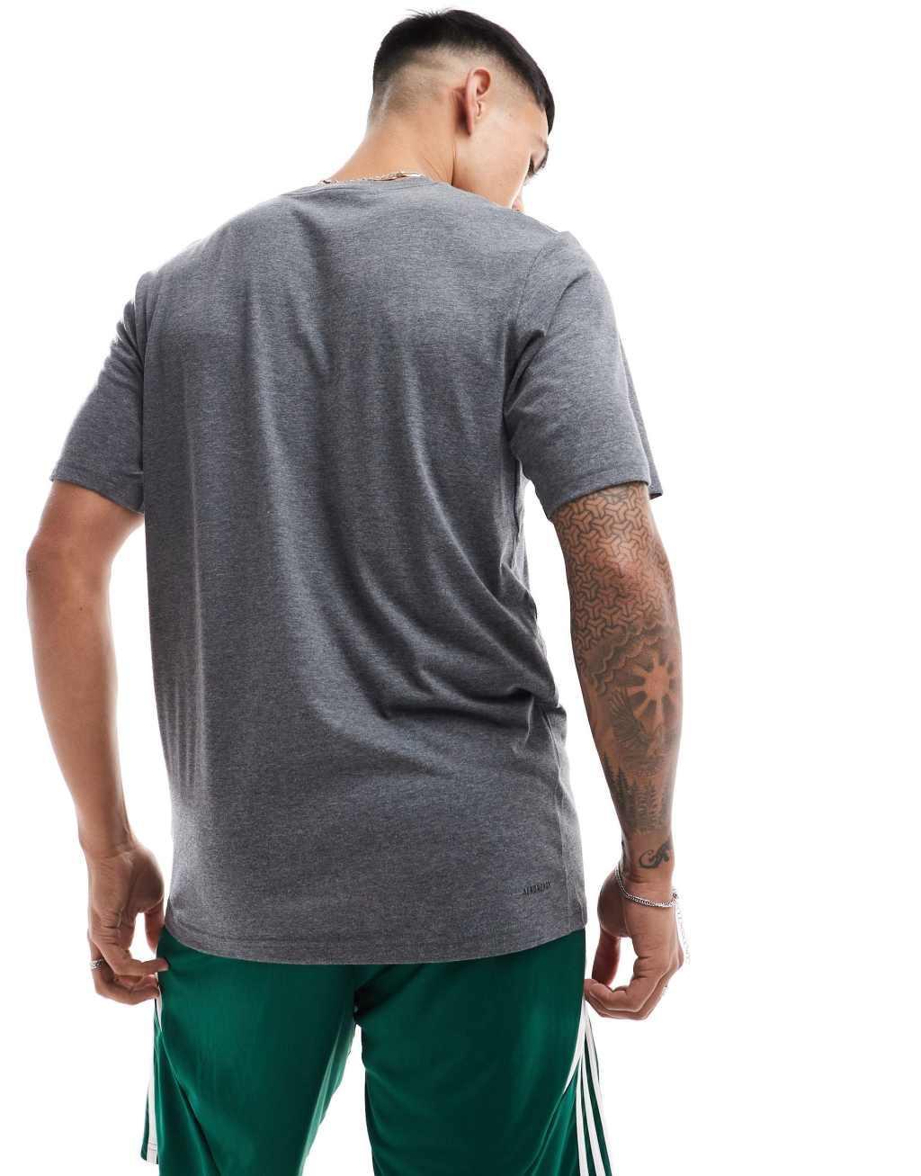 adidas Training Essentials Feelready T-shirt in gray Product Image