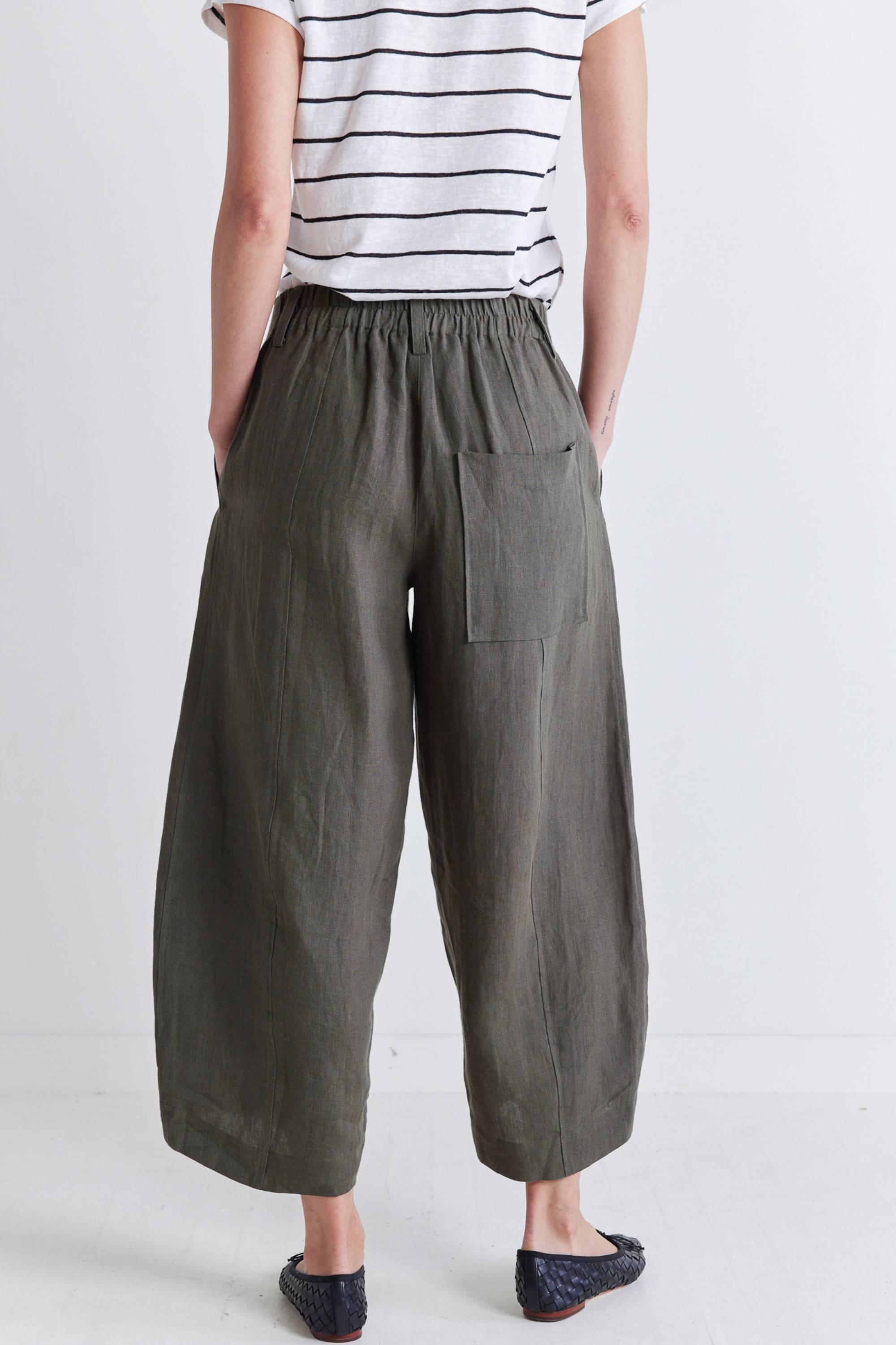 Carefree Wide Leg Linen Pants Product Image