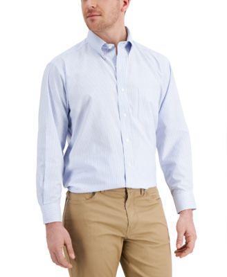 Club Room Mens Regular Fit University Stripe Dress Shirt, Created for Macys Product Image