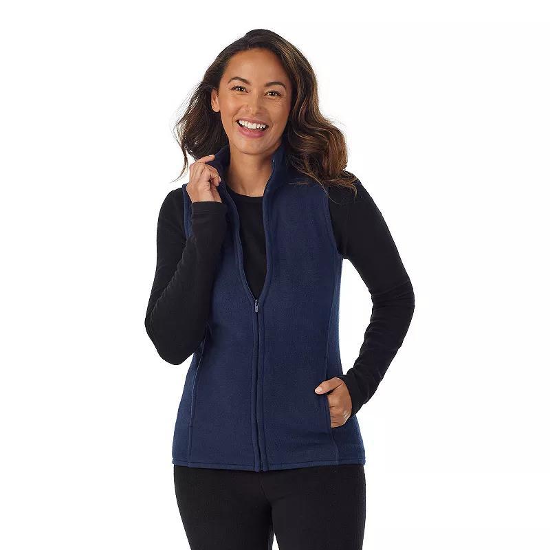 Womens Cuddl Duds Fleecewear Full Zip Stretch Vest Product Image