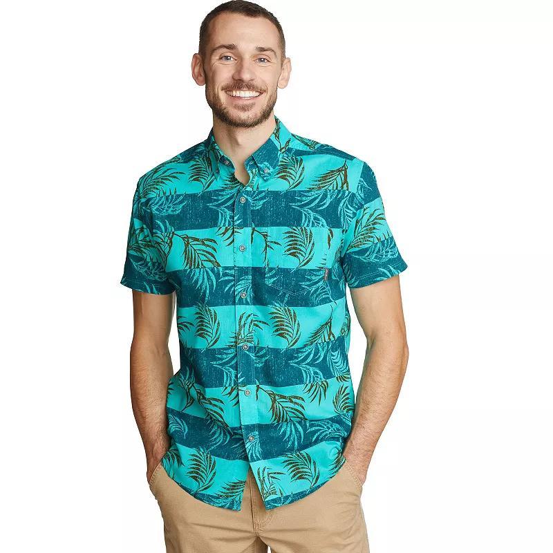 Mens Eddie Bauer Baja Print Shirt, Size: XL, Natural Product Image