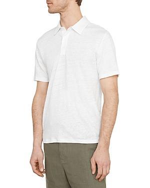 Mens Linen Polo Shirt Product Image