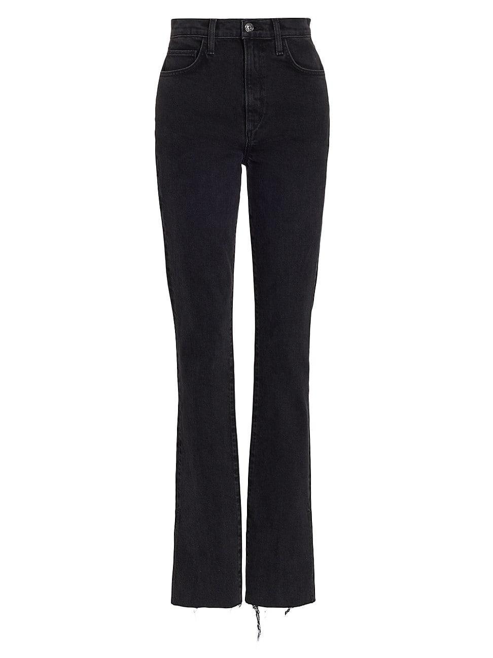 Womens Valentina High-Rise Straight-Leg Jeans Product Image