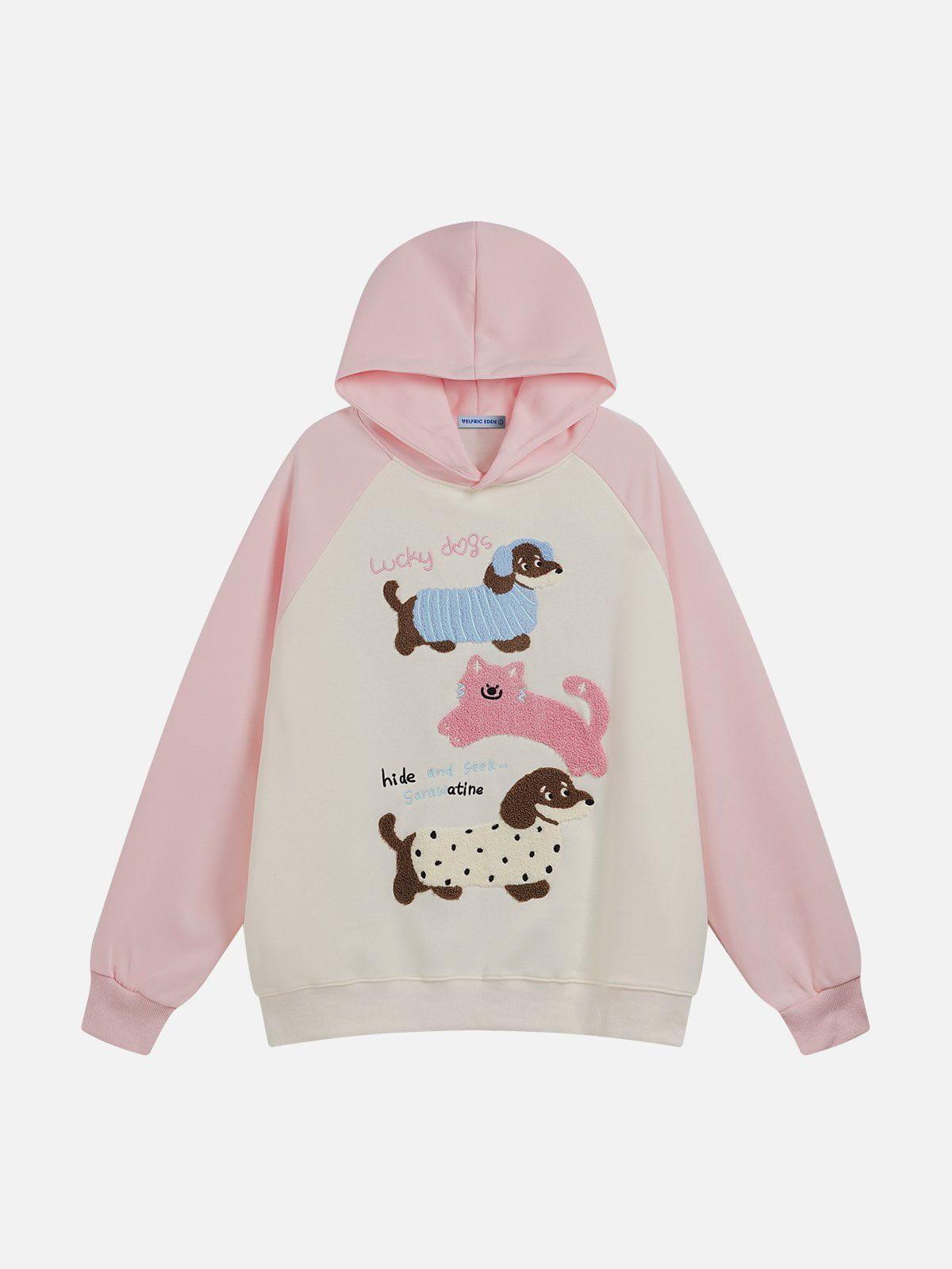 Aelfric Eden Flocking Cute Animal Hoodie Product Image