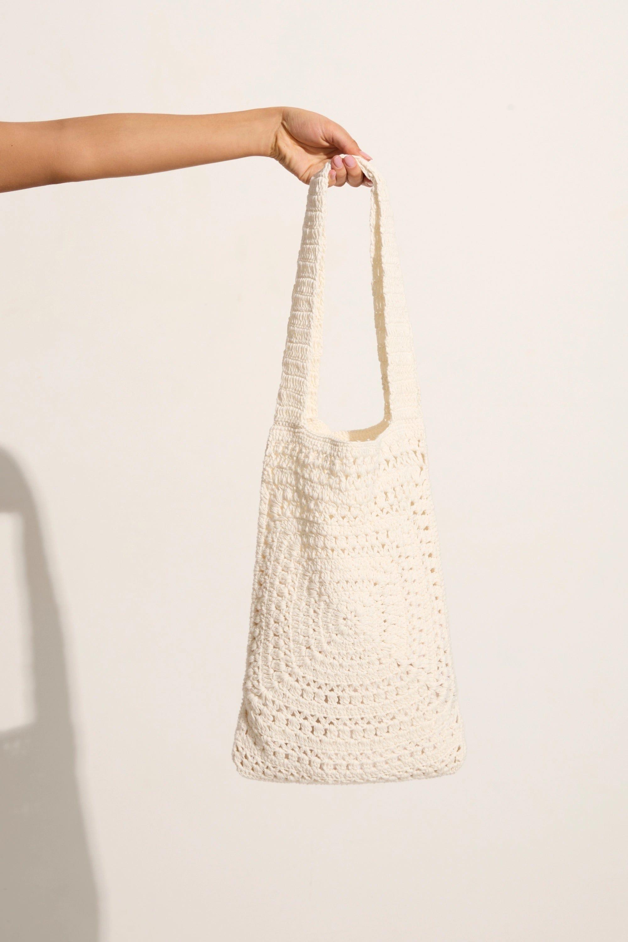 Piccolo Crochet Bag Off White Product Image