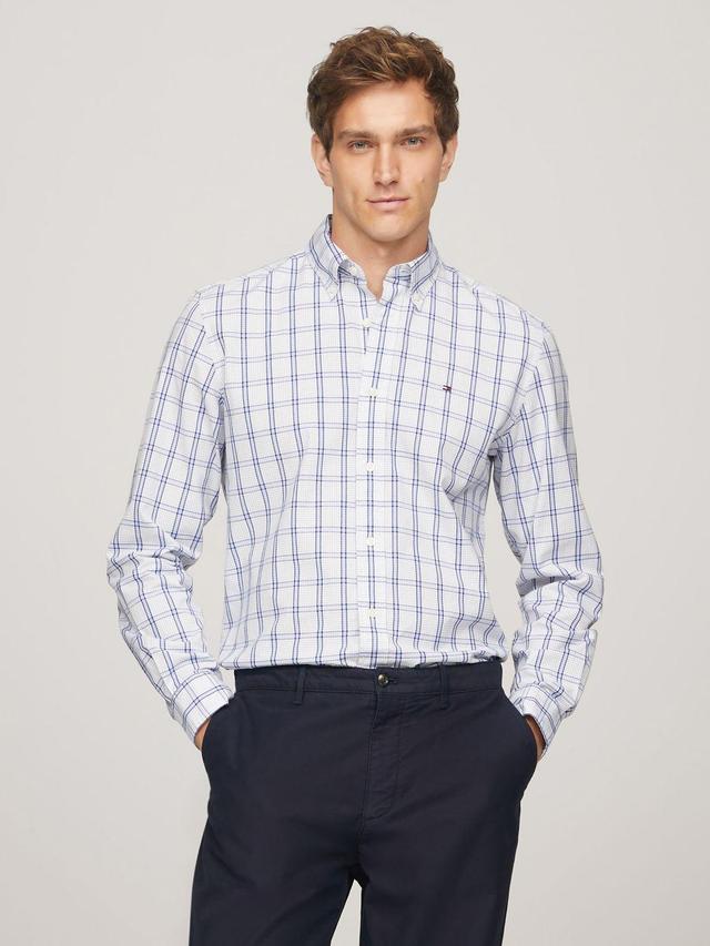 Tommy Hilfiger Men's Regular Fit Check Poplin Shirt Product Image