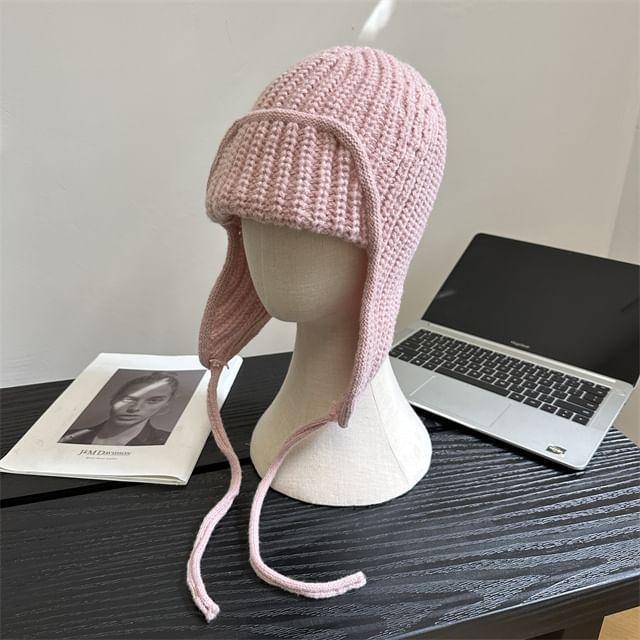 Plain Earflap Hat Product Image