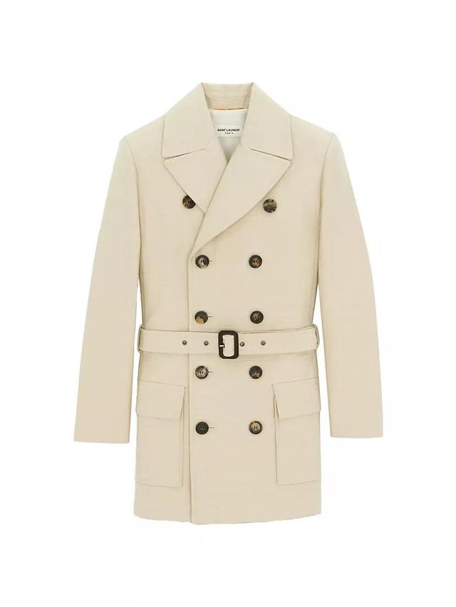 Saharienne Jacket in Cotton & Wool Product Image