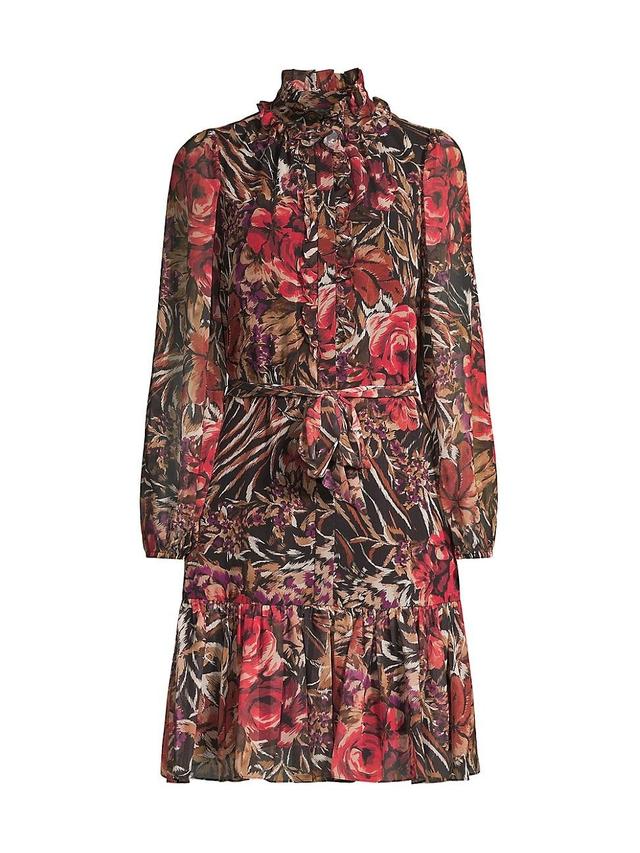 Womens Sami Belted Floral Dress Product Image