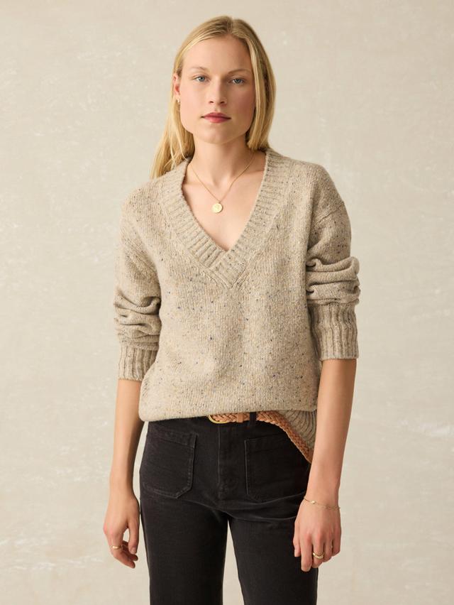 Driftwood Donegal Sweater - Oatcake Female Product Image