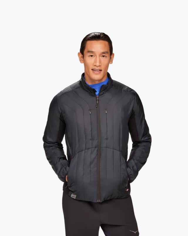 HOKA Mens ColdSnap Jacket in Black, Size XL Product Image