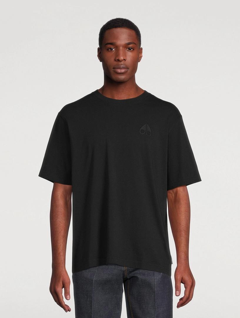 Moose Knuckles Henri Tee in Black Male Product Image