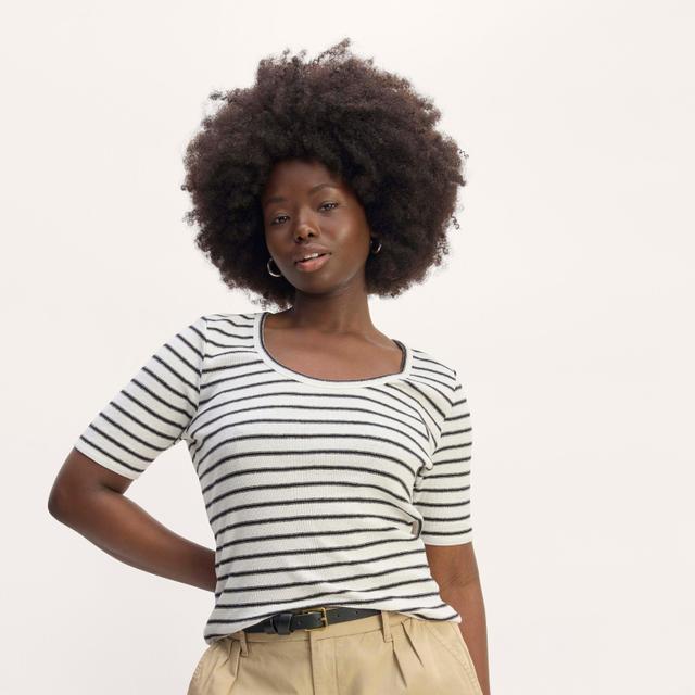 Womens Vintage Rib Scoop-Neck Top T-Shirt by Everlane Product Image