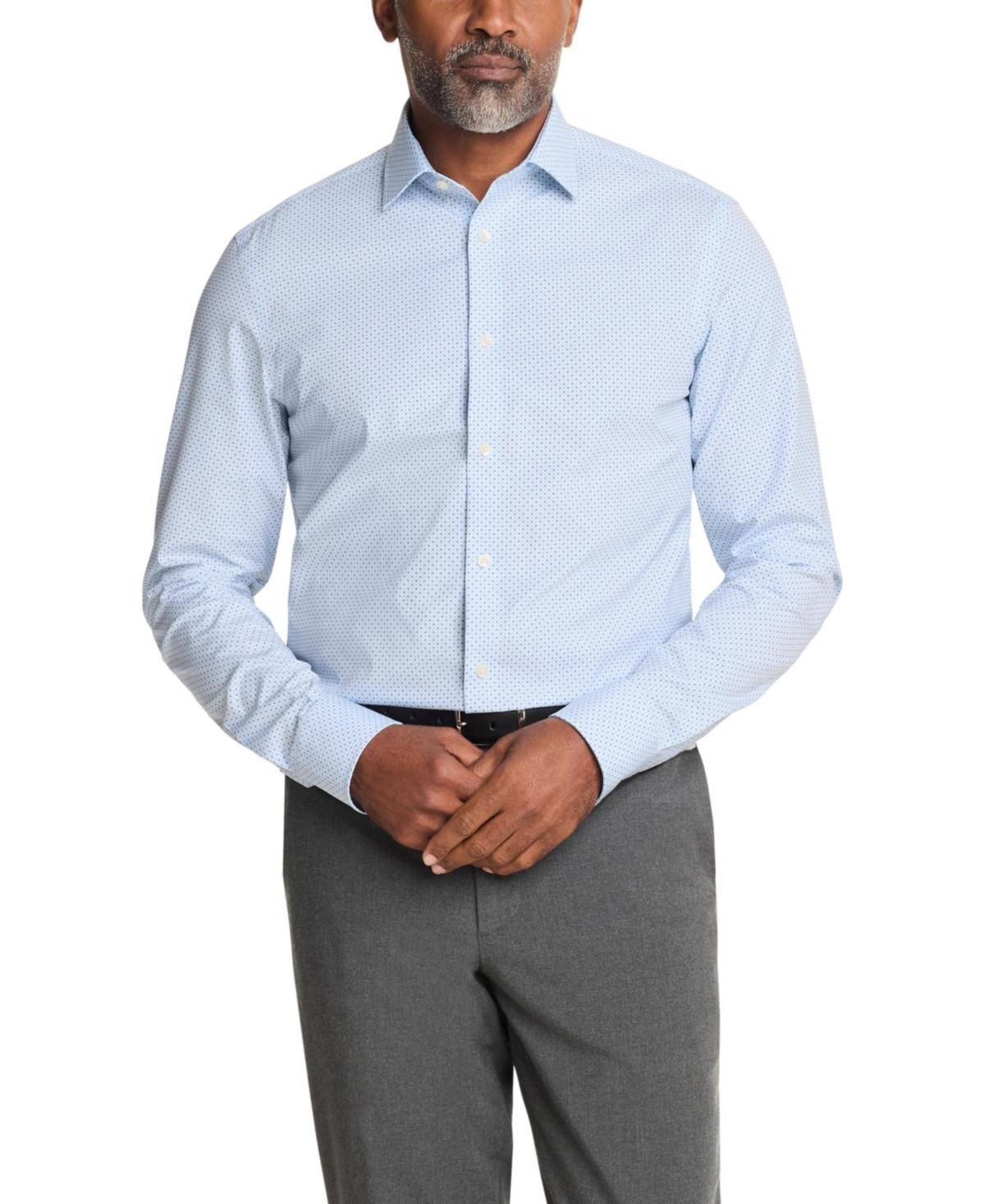 Calvin Klein Refined Cotton Stretch Mens Regular Fit Dress Shirt Product Image