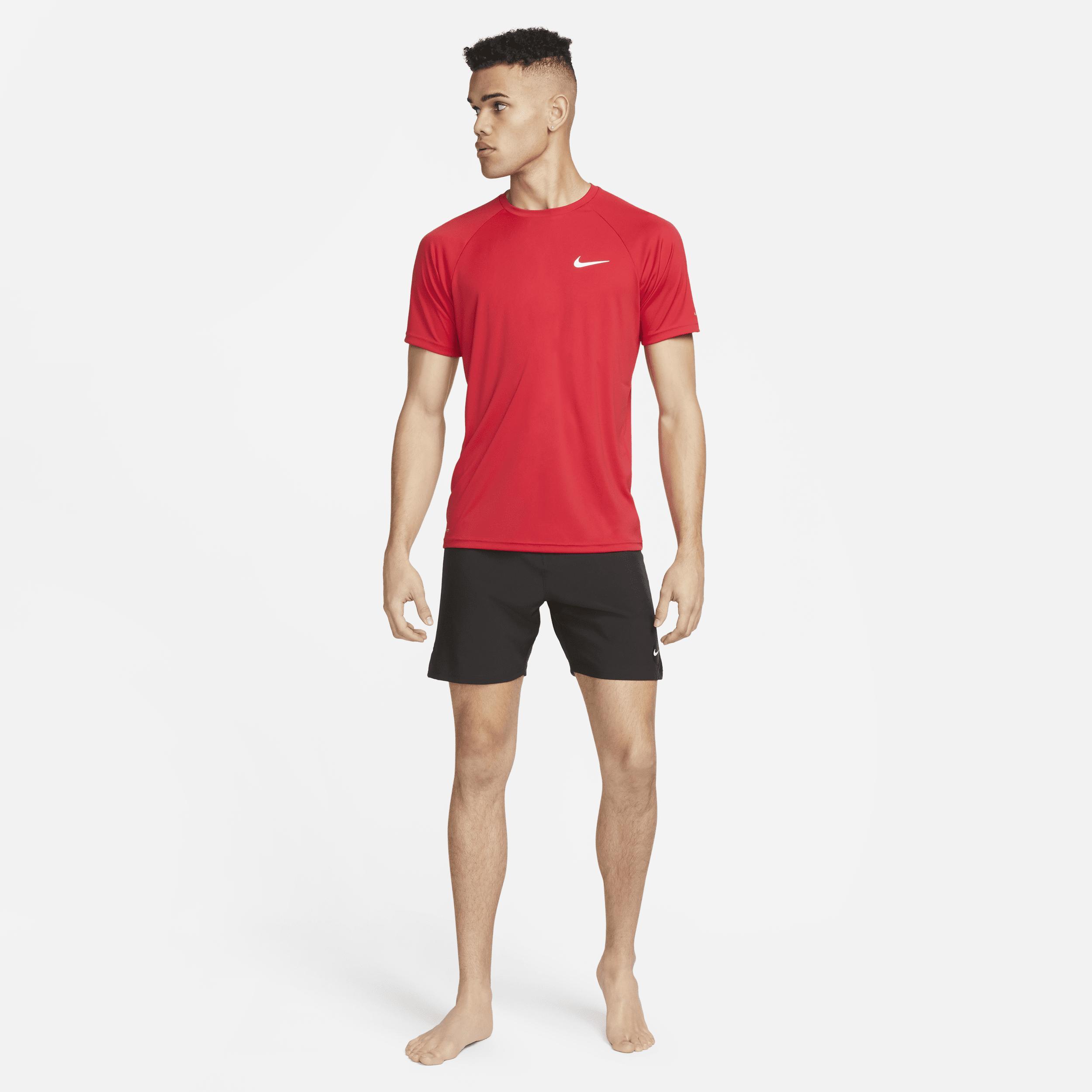 Nike Men's Essential Short-Sleeve Hydroguard Swim Shirt Product Image