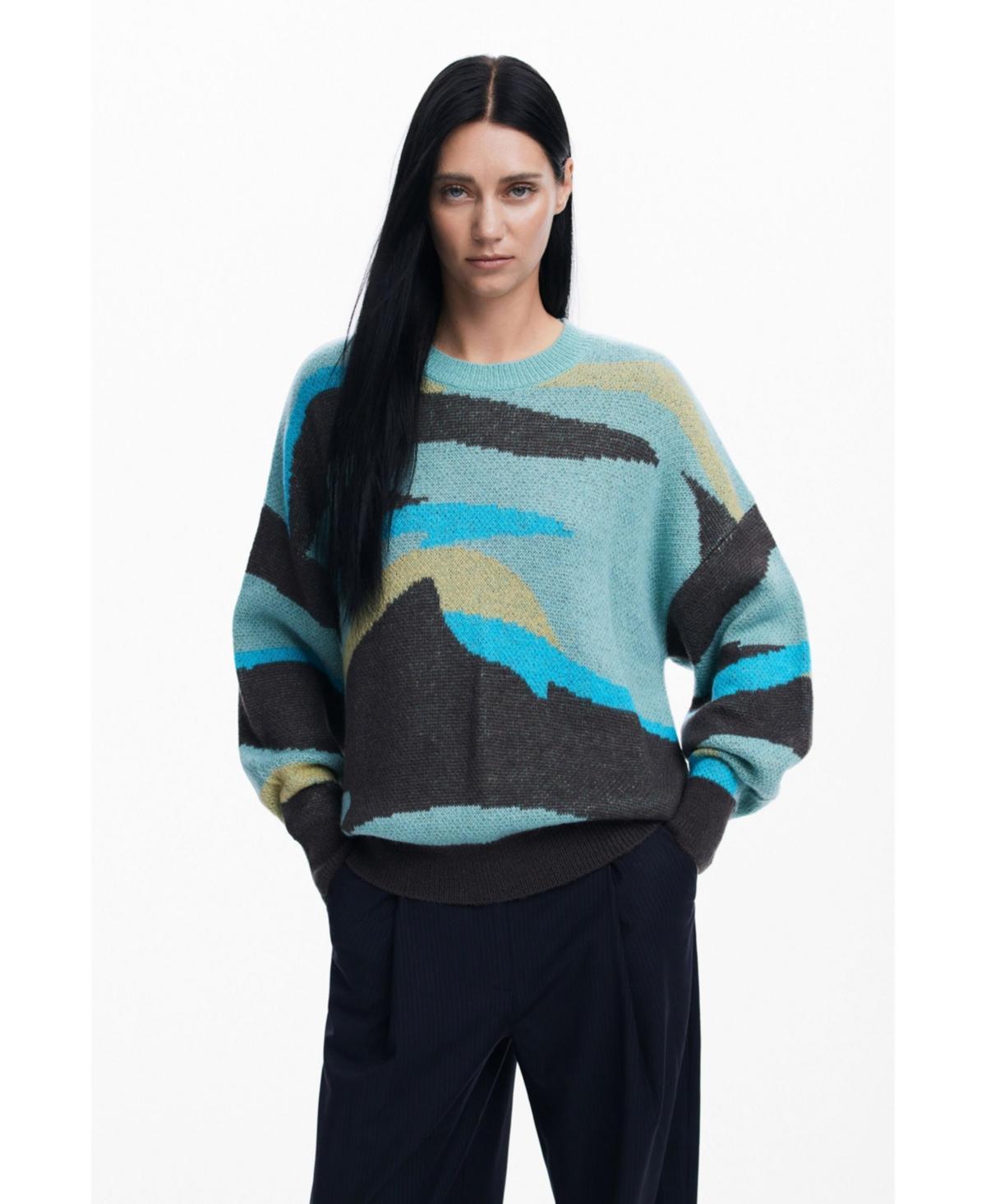 Desigual Womens Landscape sweater Product Image