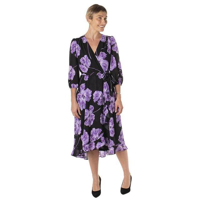 Womens Maison Tara Floral Box Print Midi Dress Product Image