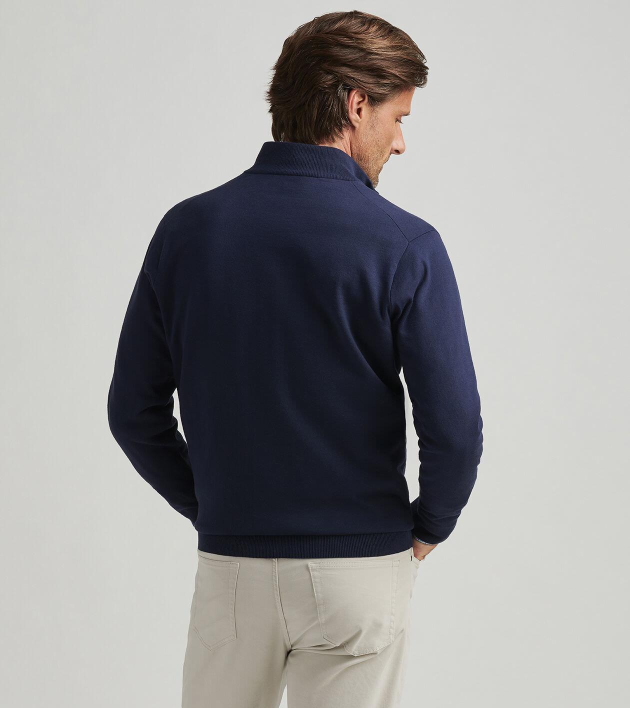 Coolspun Cotton Quarter-Zip Sweater Product Image