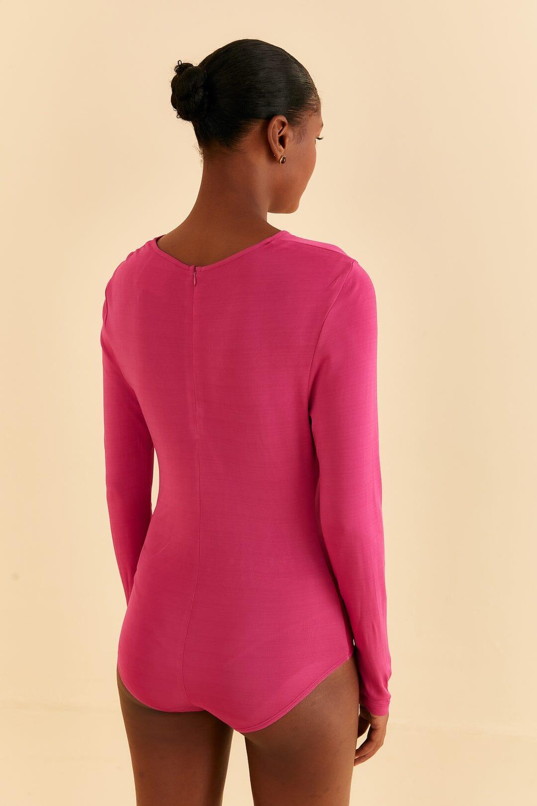 Pink Long Sleeve Bodysuit Product Image