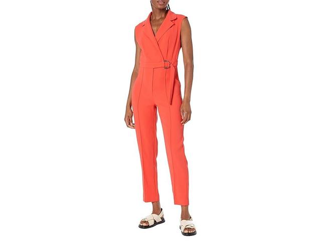 MANGO Belted Wrap Jumpsuit Product Image