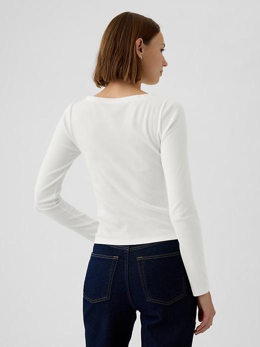 Modern Rib Boatneck T-Shirt Product Image