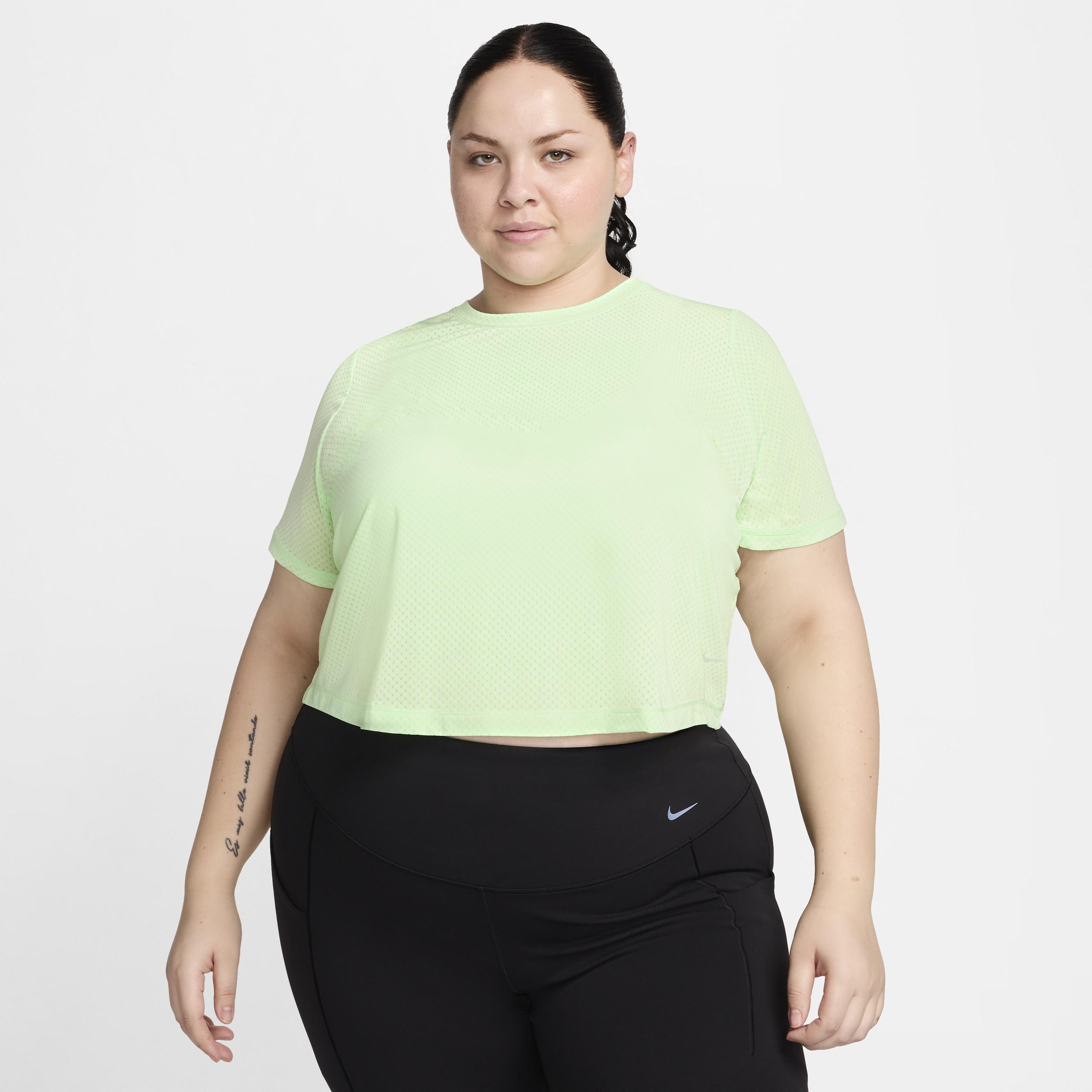 Nike Womens One Classic Breathe Dri-FIT Short-Sleeve Top (Plus Size) Product Image