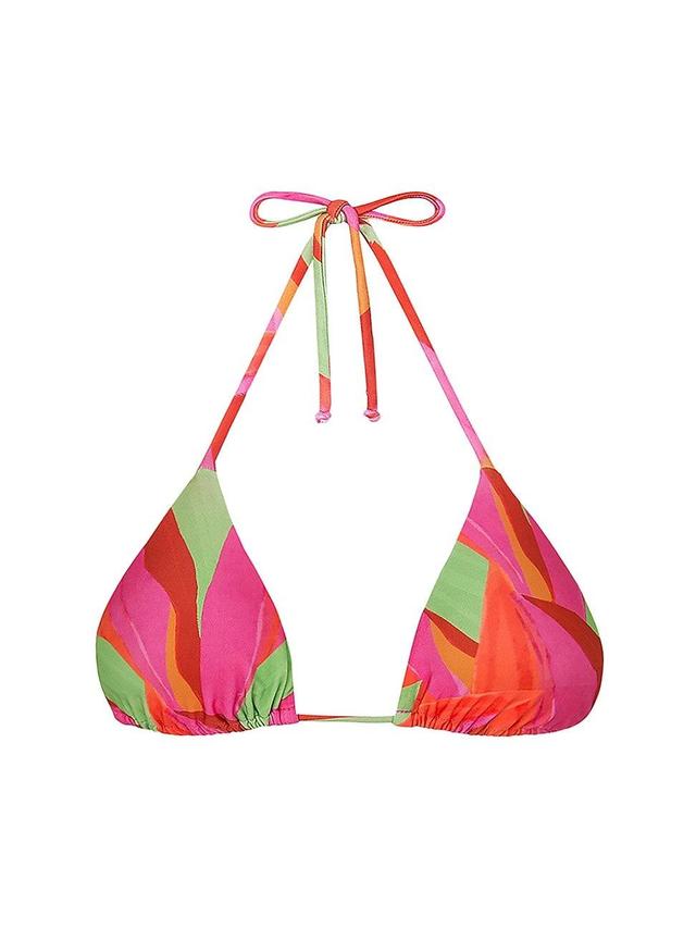 Womens Cherish Triangle Bikini Top Product Image