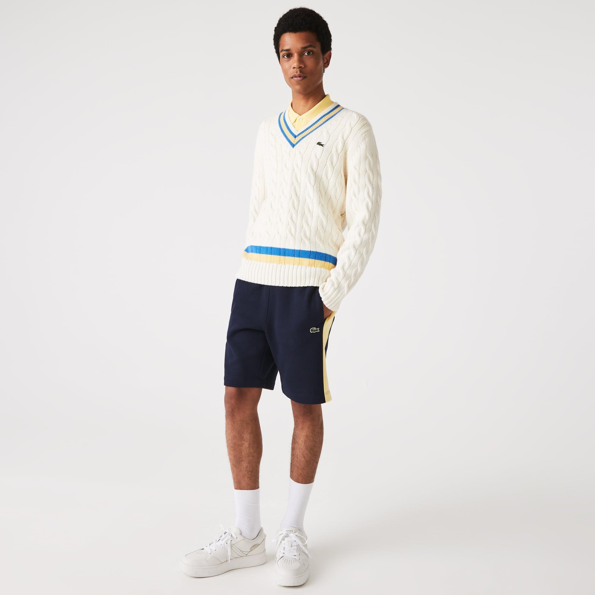 Men's Colorblock Brushed Fleece Shorts Product Image