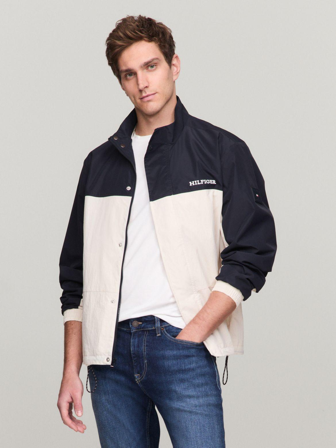 Tommy Hilfiger Men's Packable Colorblock Regatta Windbreaker Product Image