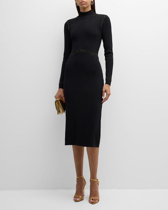 Womens The Azure Knit Midi-Dress Product Image