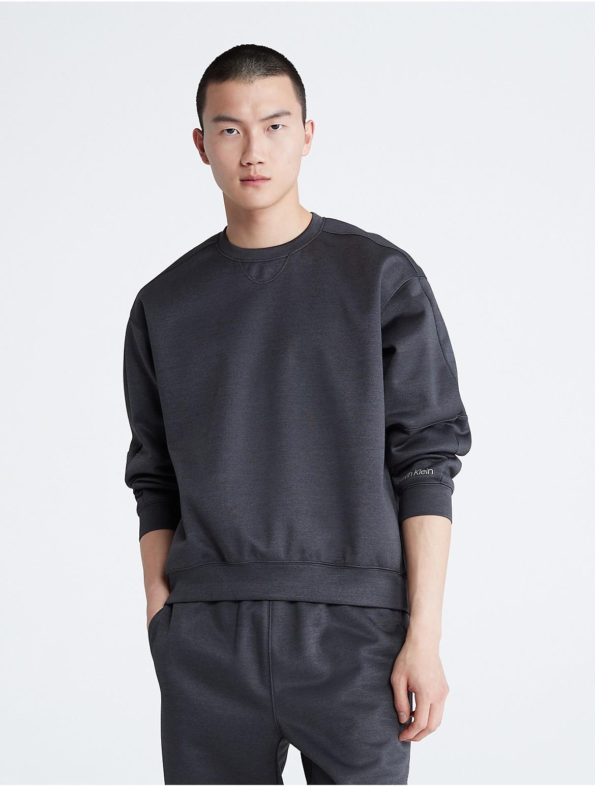 Calvin Klein Mens CK Sport Crewneck Sweatshirt - Black - XS Product Image