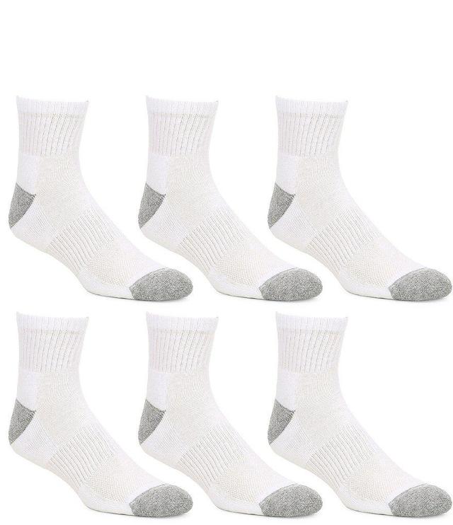 Gold Label Roundtree & Yorke Sport Quarter Athletic Socks 6-Pack Product Image