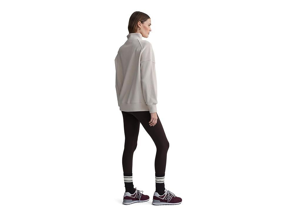 Varley Rhea Half Zip Sweat 2.0 (Chateau Grey/ Whitecap Grey) Women's Sweater Product Image