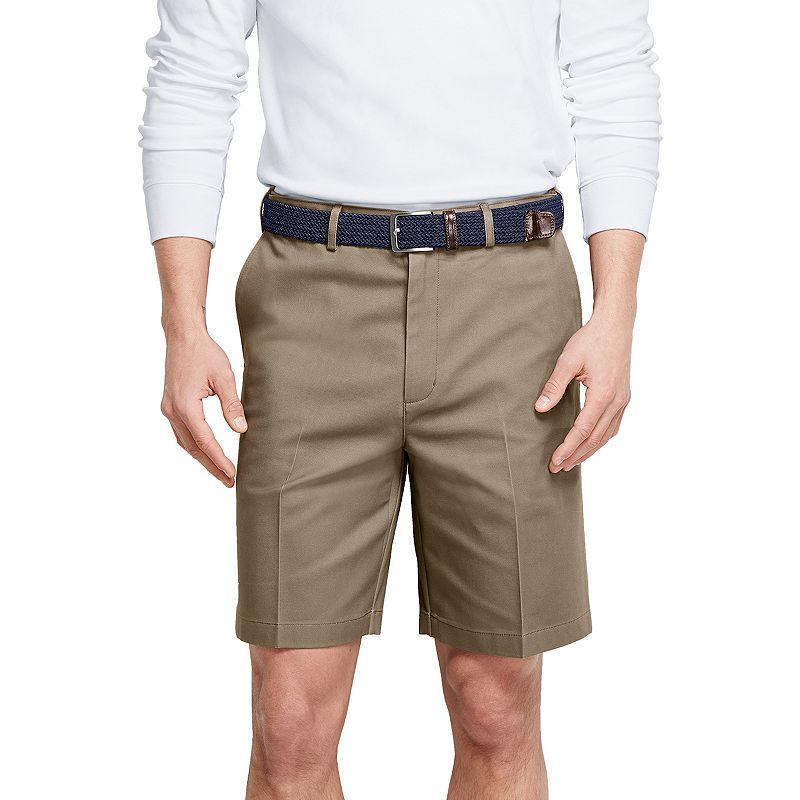 Lands End Mens Comfort Waist 9 Inch No Iron Chino Shorts Product Image