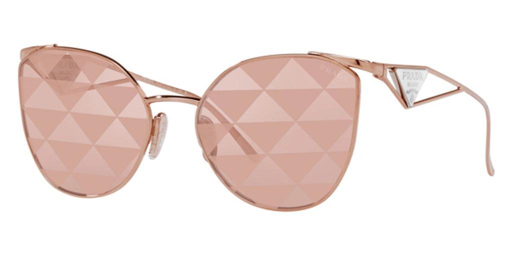 Women's Pr-50zs-svf05t Fashion 59mm Pink Gold Sunglasses In Pink Gold-tone Product Image