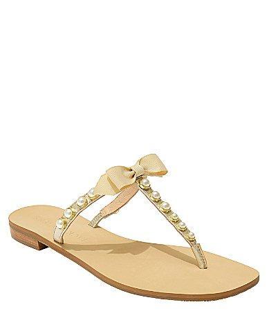 Jack Rogers Sandpiper Bow/Pearl Sandal Women's Sandals Product Image