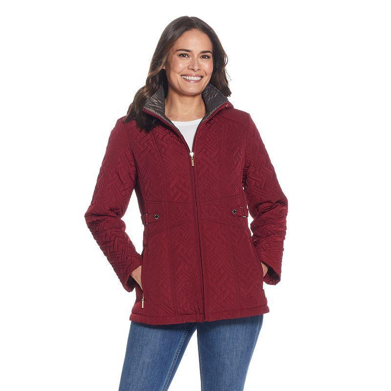 Womens Gallery Hooded Quilt Jacket Product Image