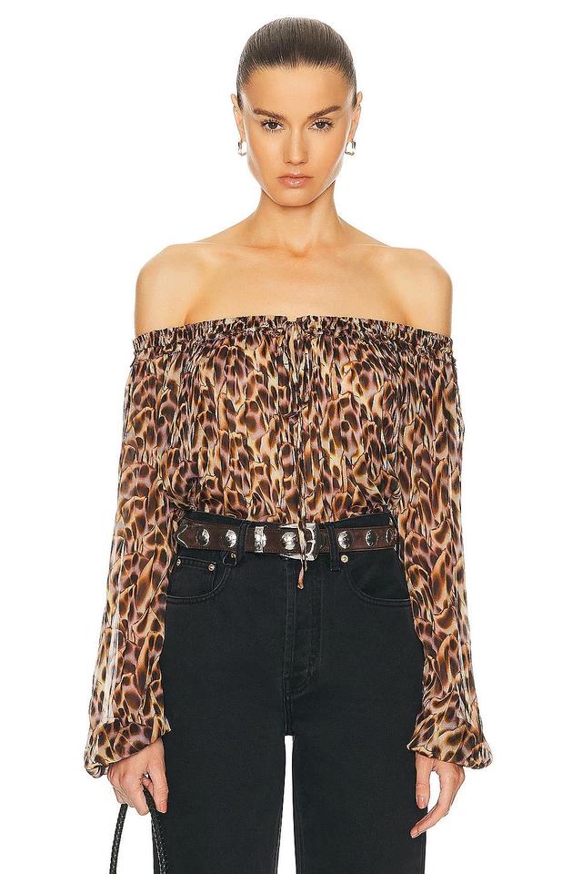 Isabel Marant Etoile Vutti Top Navy. (also in ). Product Image