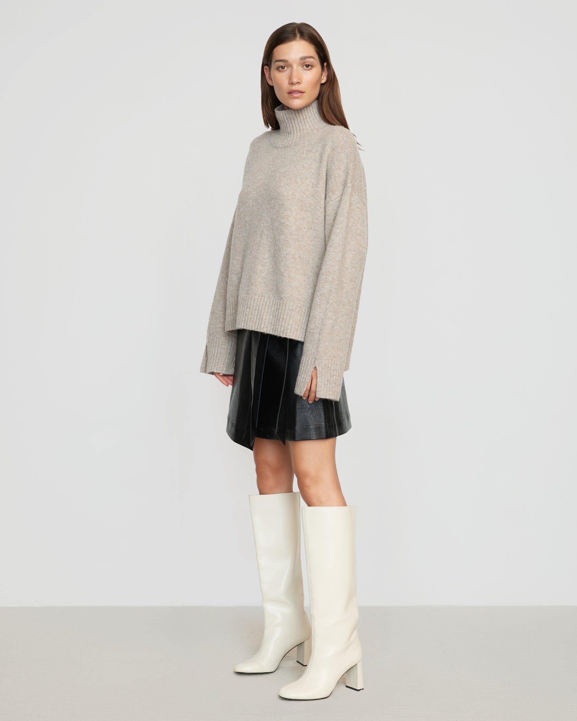 Karlie Oversized Turtleneck Sweater Product Image